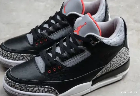 Cement AIR 3 Black 854262-001 Jordan (2018) 854262-001 Retro 0527